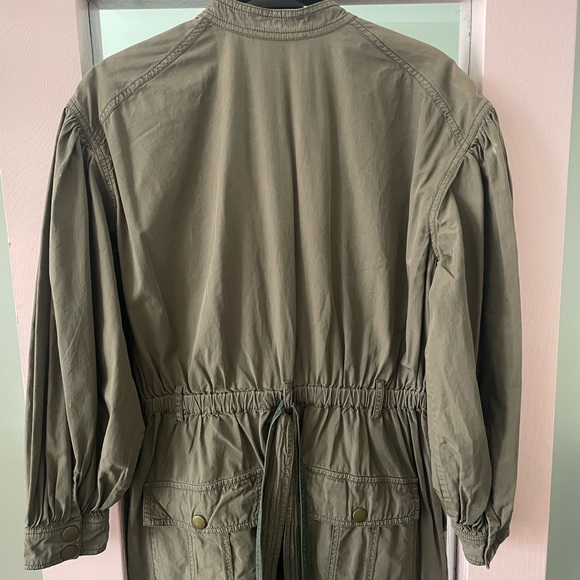 Ulla Johnson Reverie Jumpsuit In Fatigue Green - Picture 6 of 7